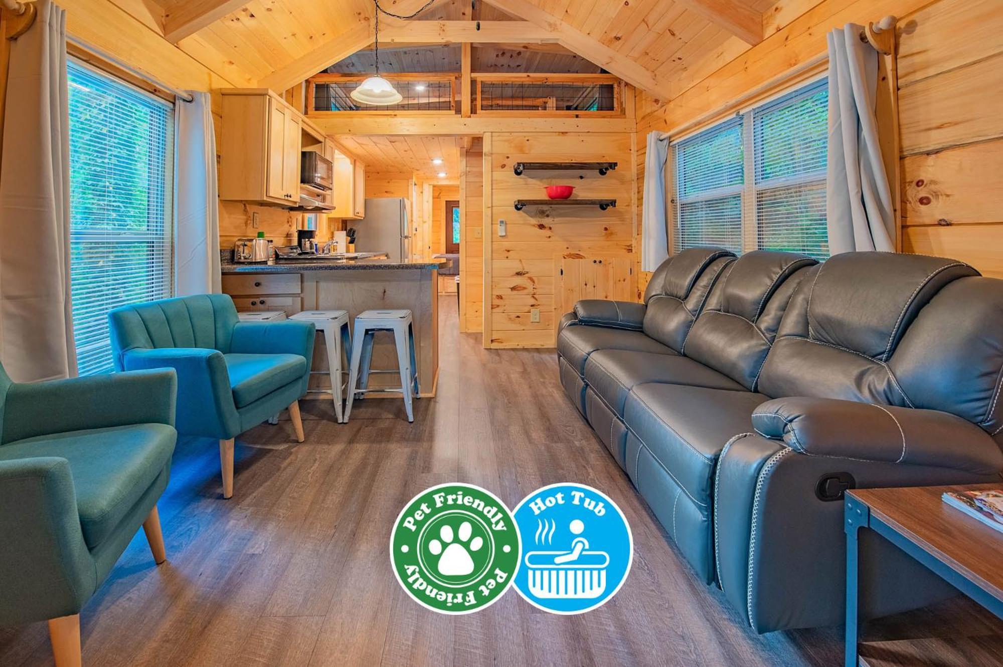 Tiny Cabin Village Private Hot Tub Lynda Cabin ชัททานูกา ภายนอก รูปภาพ